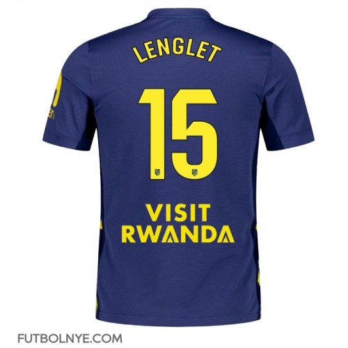 Camiseta Atletico Madrid Clement Lenglet #15 Visitante Equipación 2025-26 manga corta